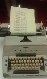 Schreibmaschine aus "The Shining"