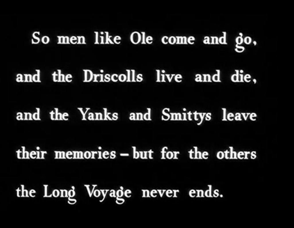 The Long Voyage Home